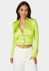 Tailored Satin Jacket
