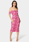 Ruched Midi Dress
