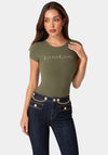 SHORT SLEEVE BABY BEBE LOGO TEE