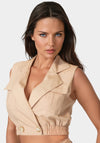Tailored Crossover Vest Top