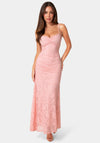Lace Drop Waist Maxi Dress