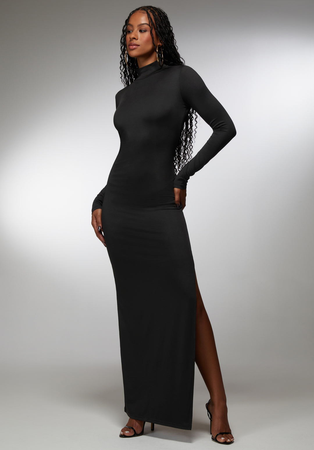 Open Back Chain Maxi Dress