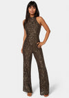 Sequins Halter Jumpsuit