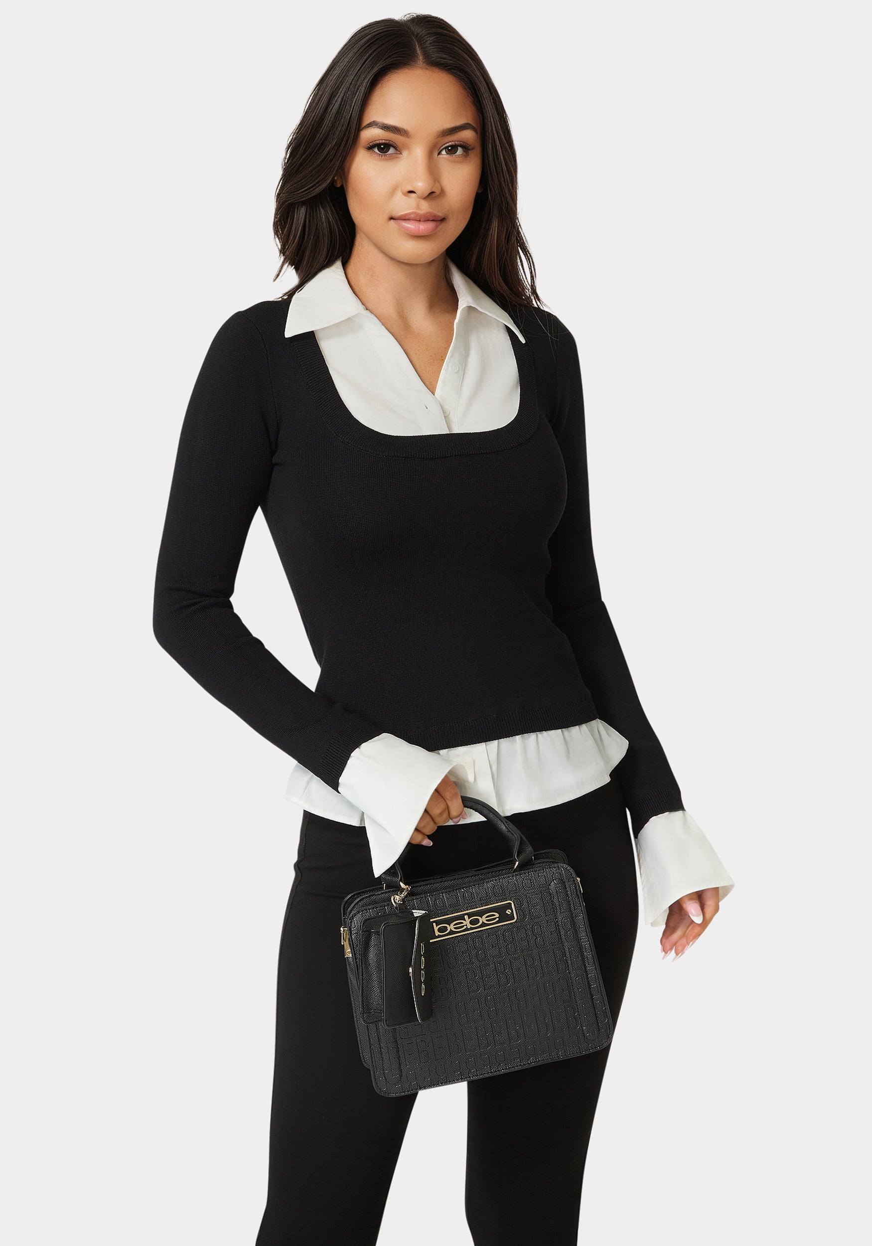 Thea Small Satchel With Card Case – bebe