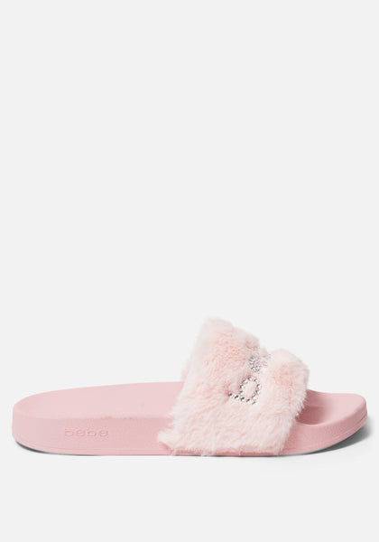 pink fur slides