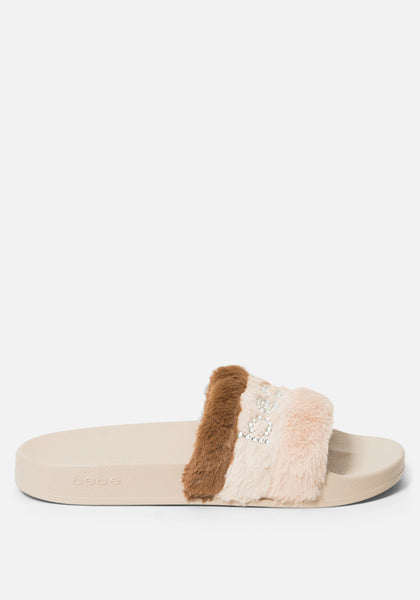 Bebe fluffy slides cheap