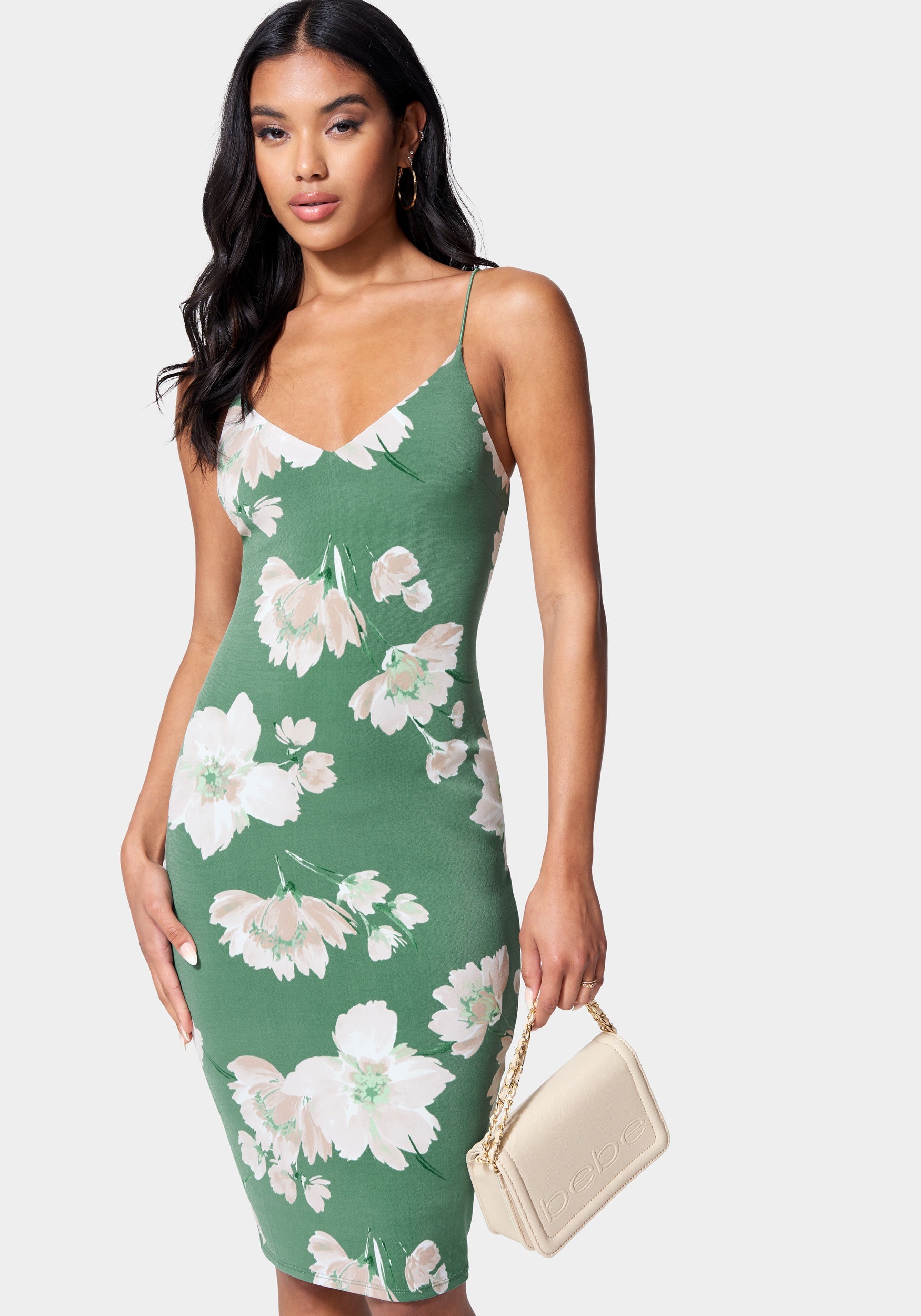 Printed Knit Dress – bebe