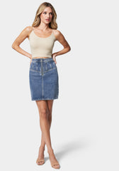 【NONCODE】Banon Ribbed Zipper Skirt vanon ribbed zipper skirt - NONCODE | 60% - Asian Fashion