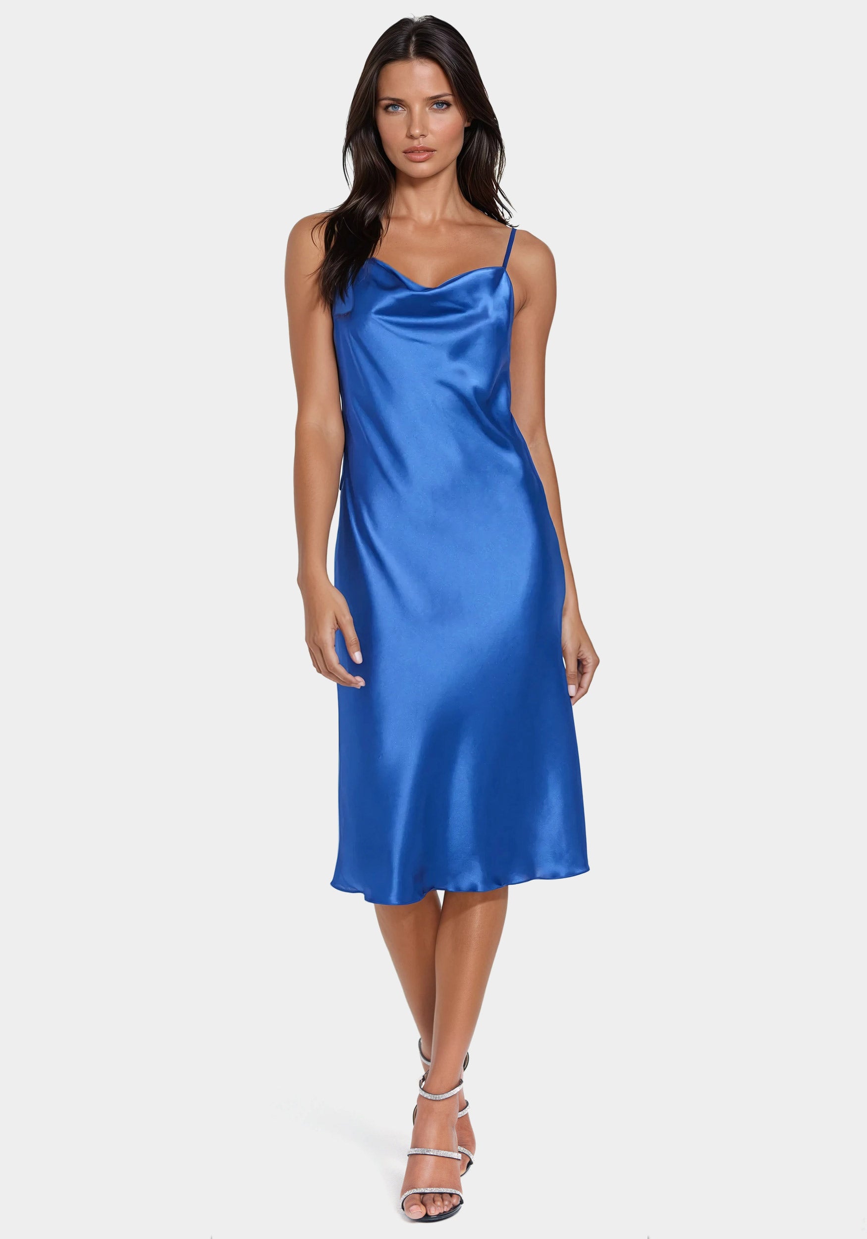 Bebe Women's Satin Midi Slip Dress