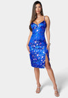 Floral Jacquard Midi Dress