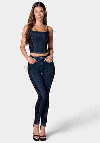 DARK INDIGO WASH/BLACK