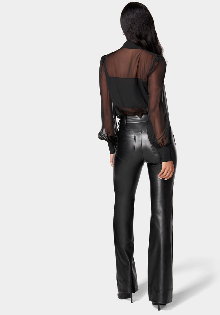 Bebe leather pants outlet