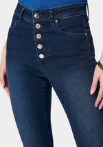 High Waist Button Down Jeans