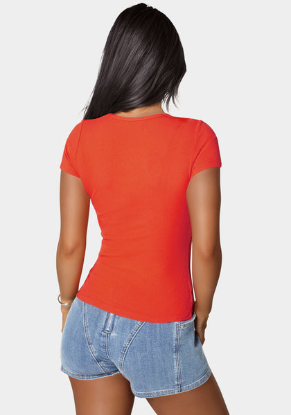 ♡bebe♡　0226 Asymmetric Butterfly Tank Top | bebe