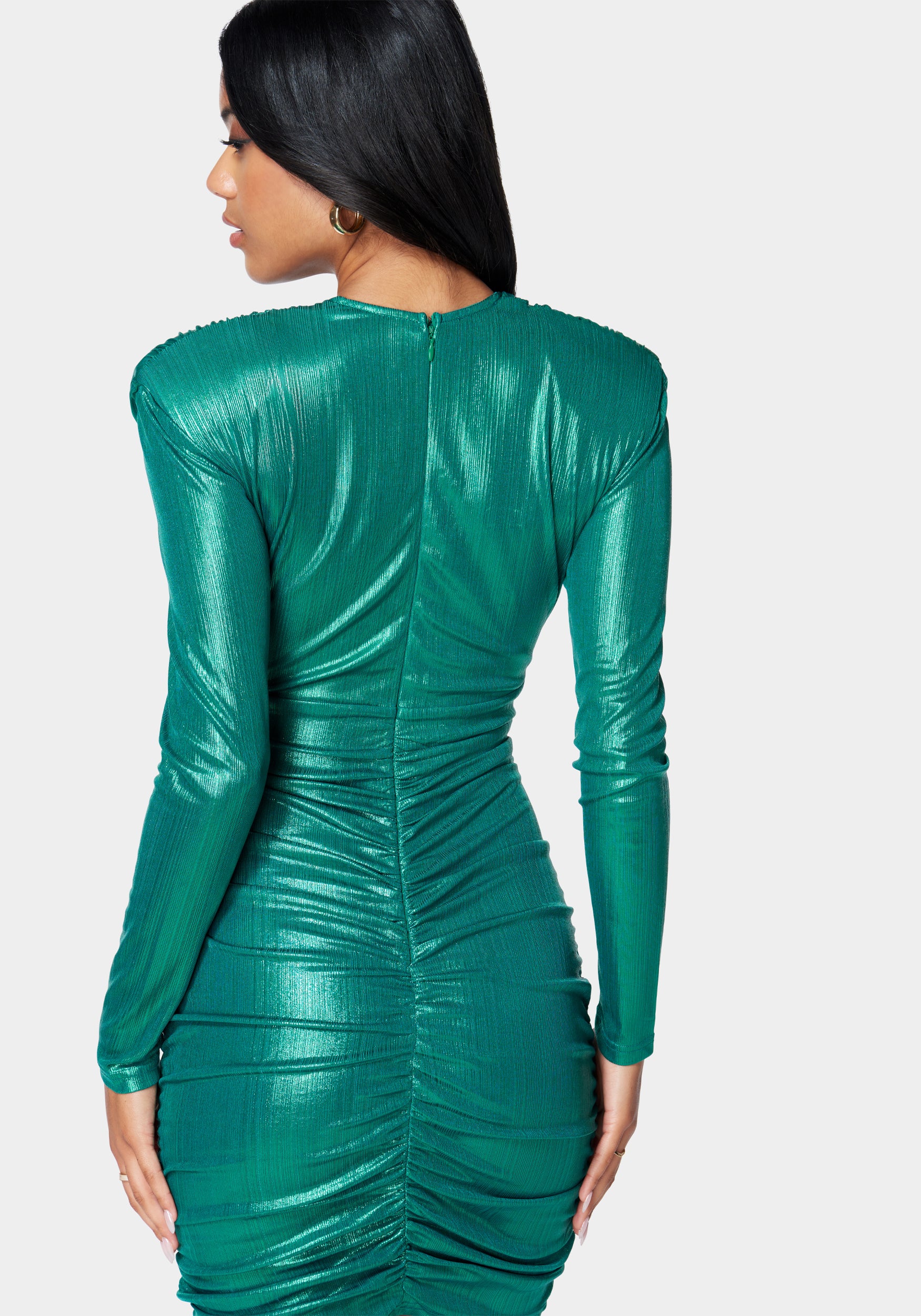 Ruched Sparkle Knit | bebe