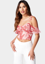 Rose Palm Print