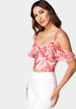 Rose Palm Print