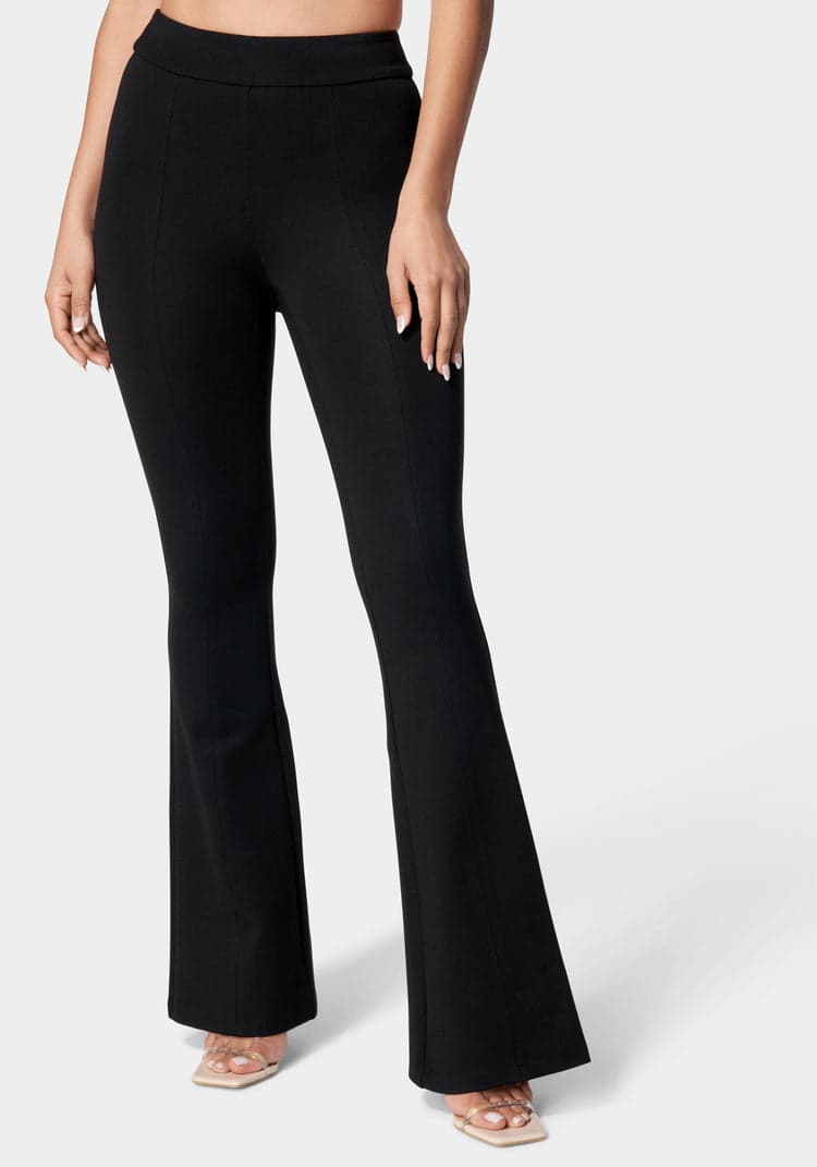 Flared Pull On Knit Pant | bebe