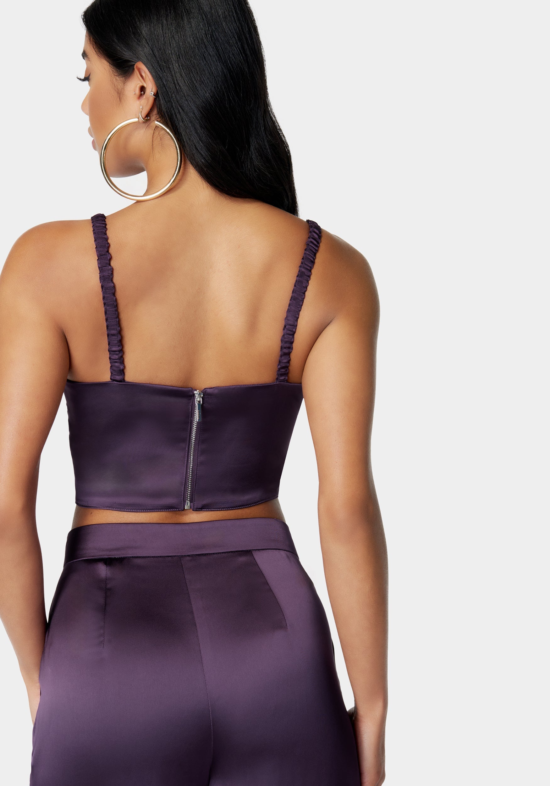 SATIN LAYERED BUSTIER_CREAM