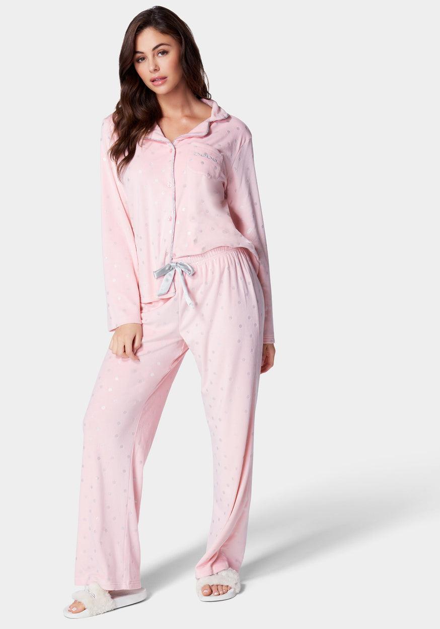 Pyjamas Set Women Silk Satin Pajamas Long Sleeve Sleepwear Pajamas Suit  Sleep Lounge Set Loungewear,Pink,M (Pink XL) : : Clothing, Shoes &  Accessories