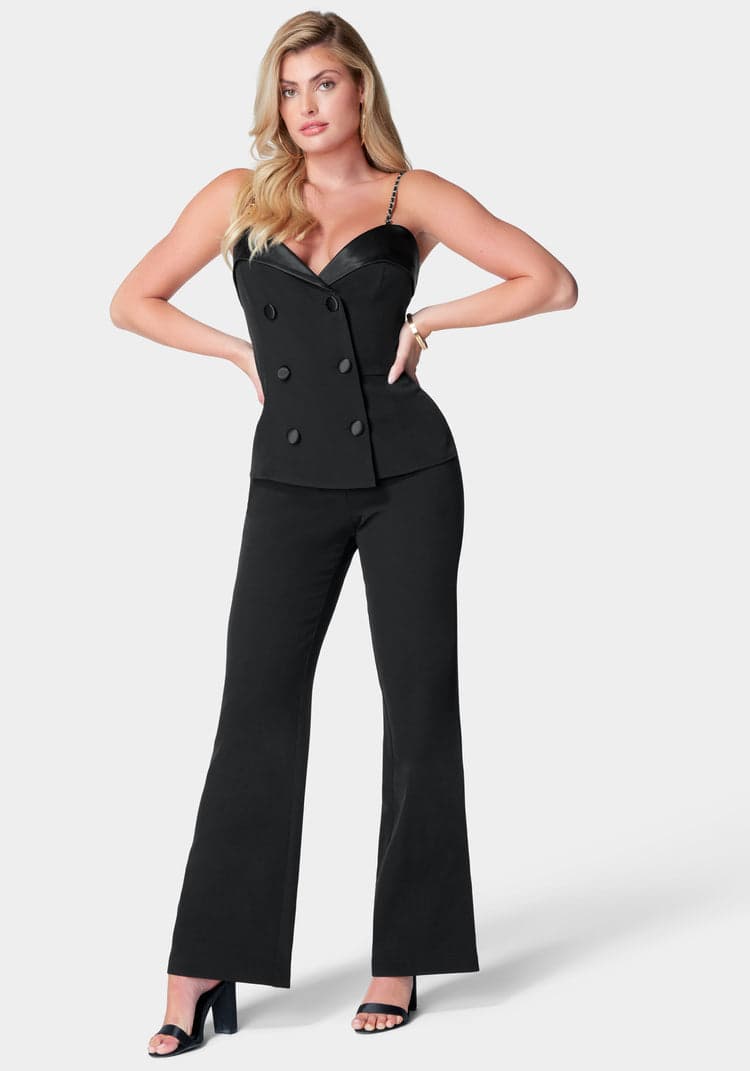 Double Breasted Suiting Jumpsuit