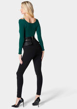 Removable Vegan Leather Belt Pdr Legging