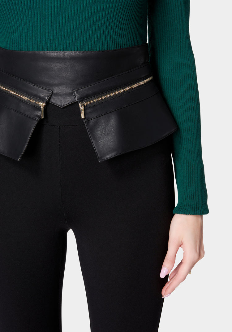 Removable Vegan Leather Belt Pdr Legging