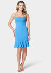 Spaghetti Ruffle Hem Dress