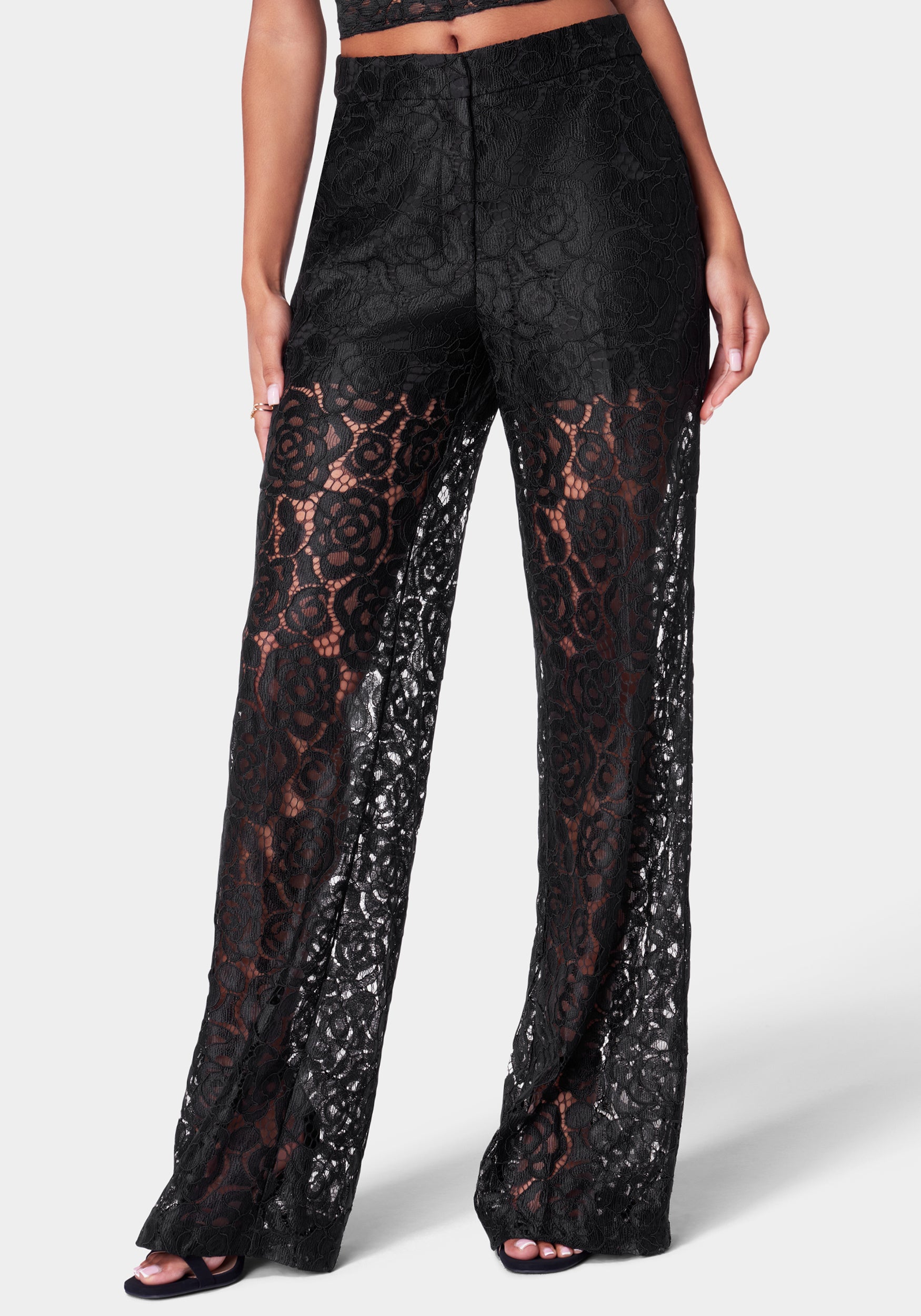 Santana Lace Pants - Black main image 0