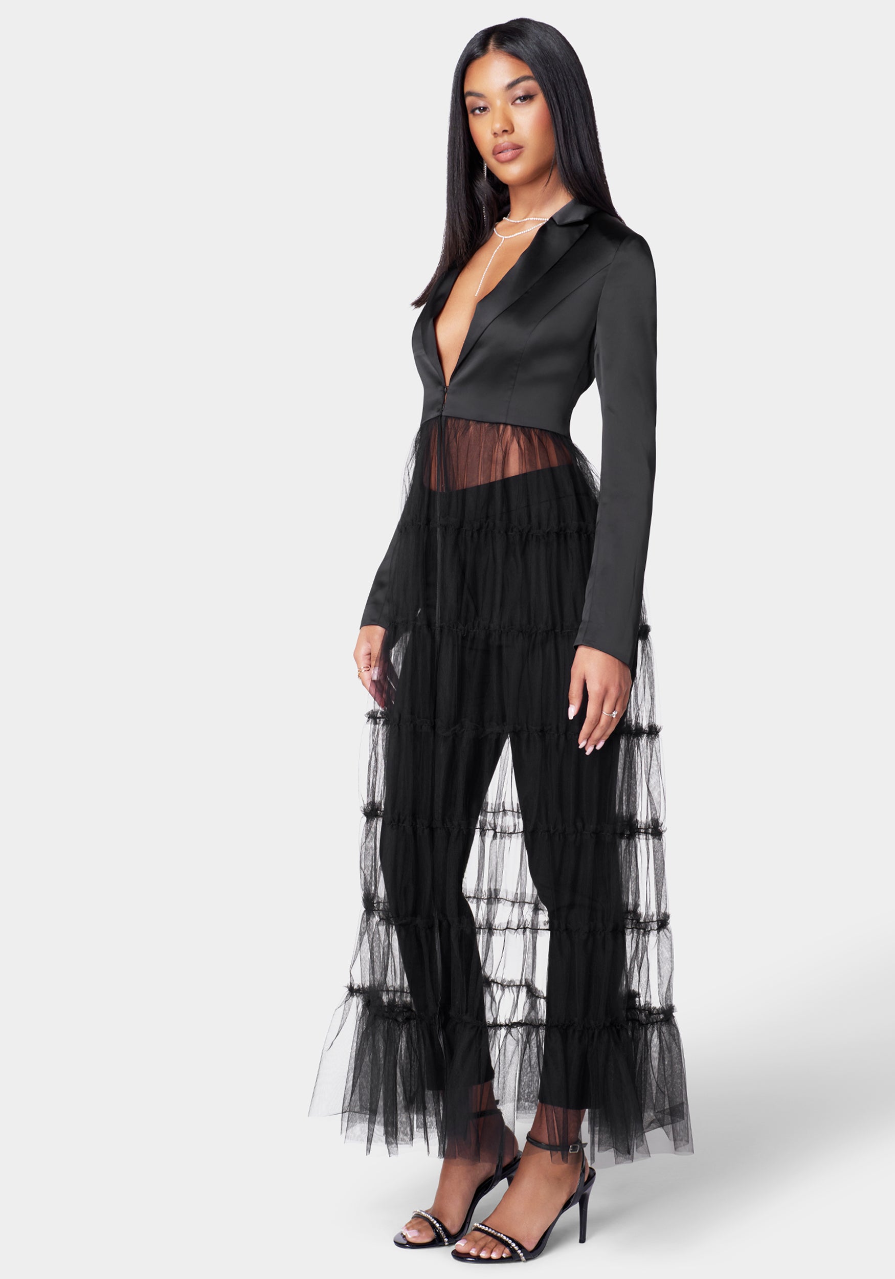 Order】tailored satin jacket BLACK – Huitrox tailored satin jacket