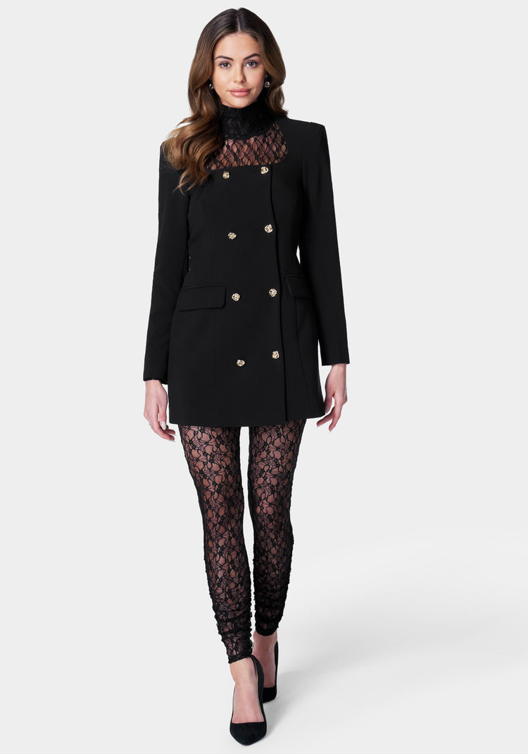Bebe black blazer deals
