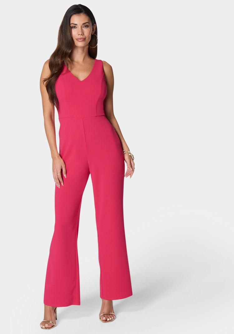Bebe pink jumpsuit on sale