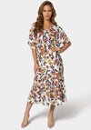 Printed Kimono Dress