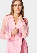 Organza Trench Coat | bebe