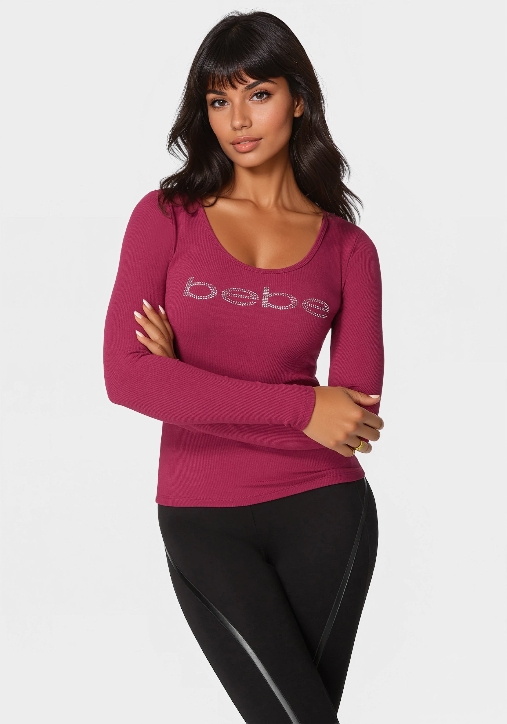 bebe Logo Apparel | Women's Clothing | Swarovski Crystal