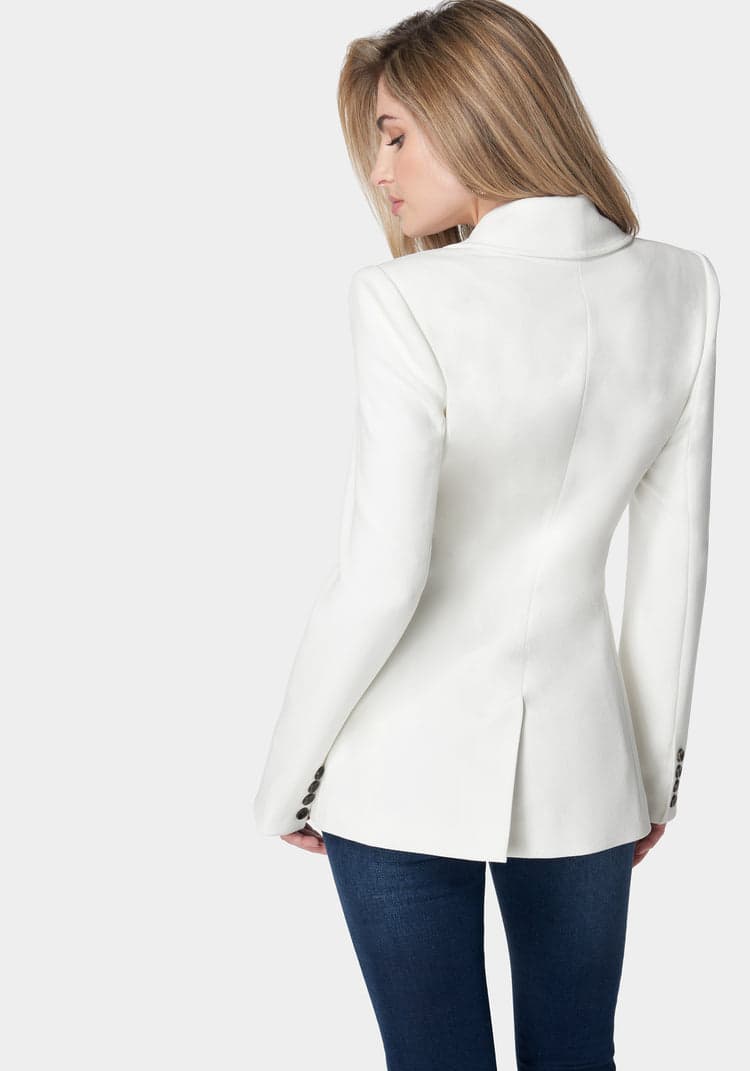 Double Breast Tailored Shoulder Jacket