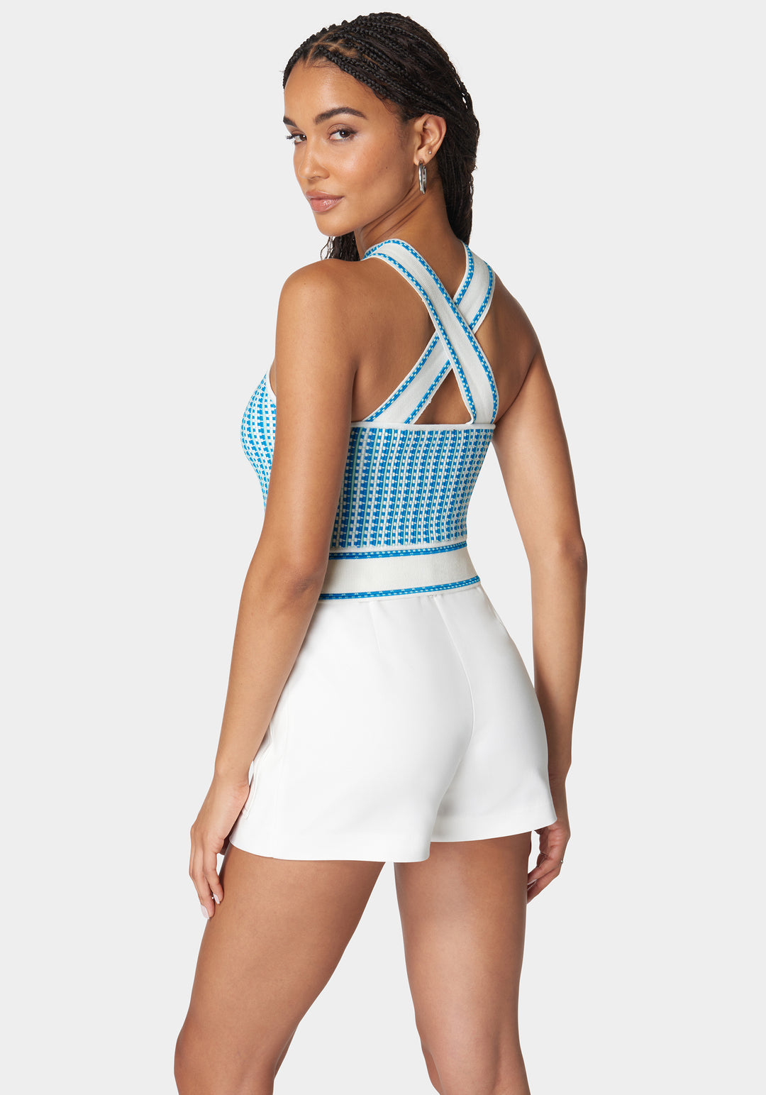 White Alyssum Blue Multi