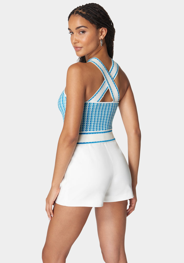 White Alyssum Blue Multi