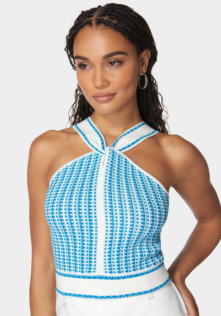 White Alyssum Blue Multi