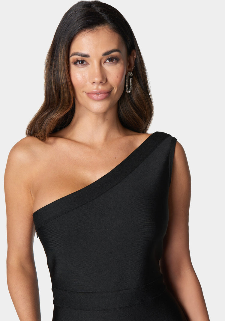 Bandage One Shoulder Dress