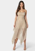 Dolce Pleat Sharkbite Maxi With Tie Back