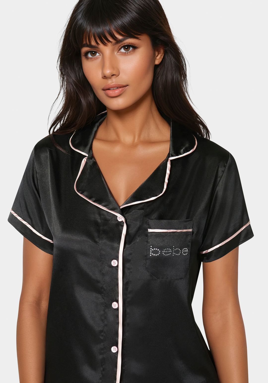 Other View-Button Up Short Set-Black