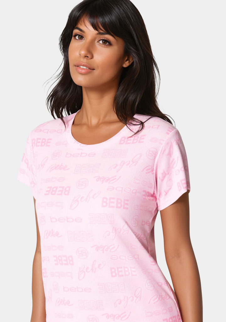 Other View-Rib Pant Sets-Light Pink