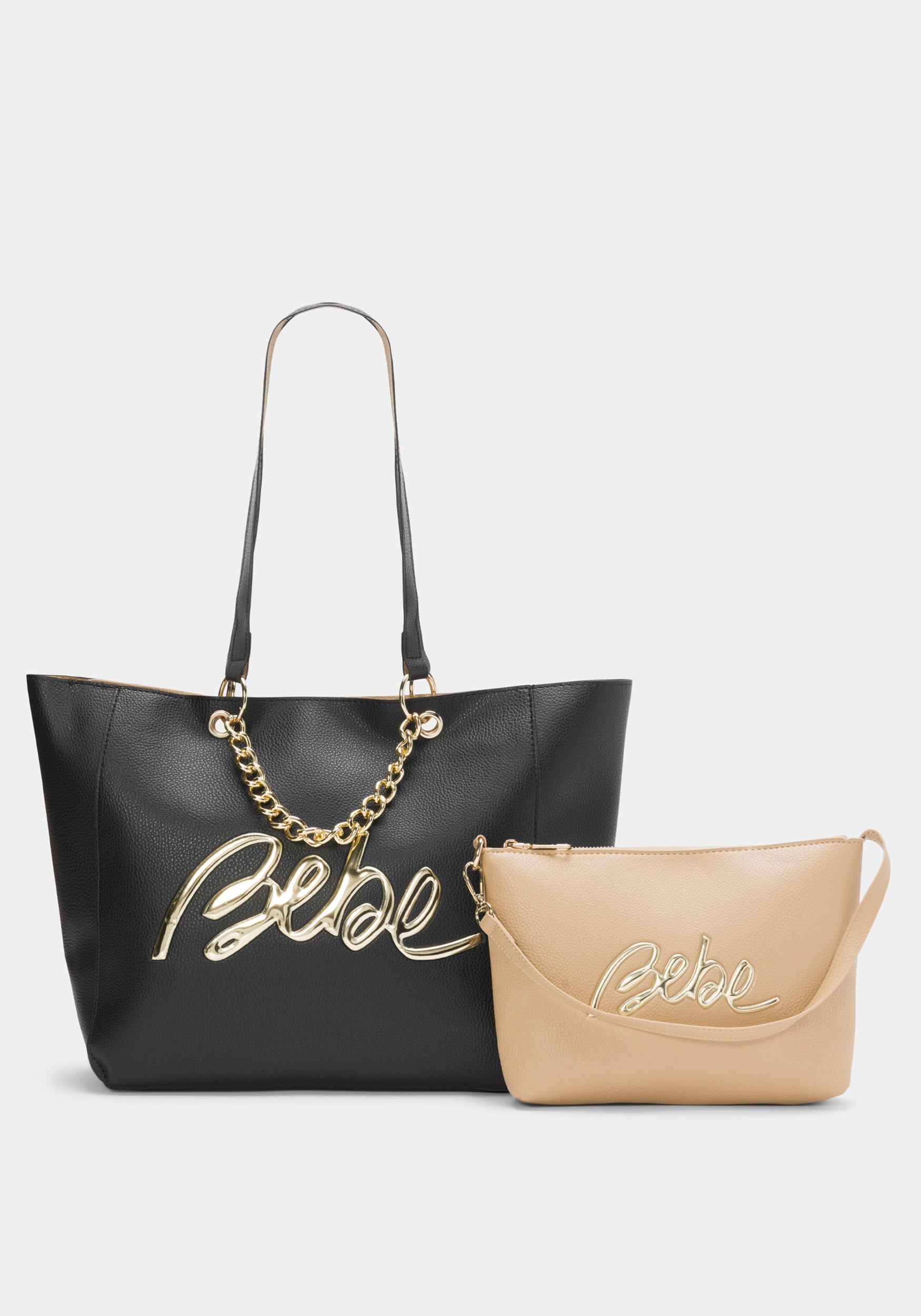 Gianna E/W Tote With Pouch Black - bebe