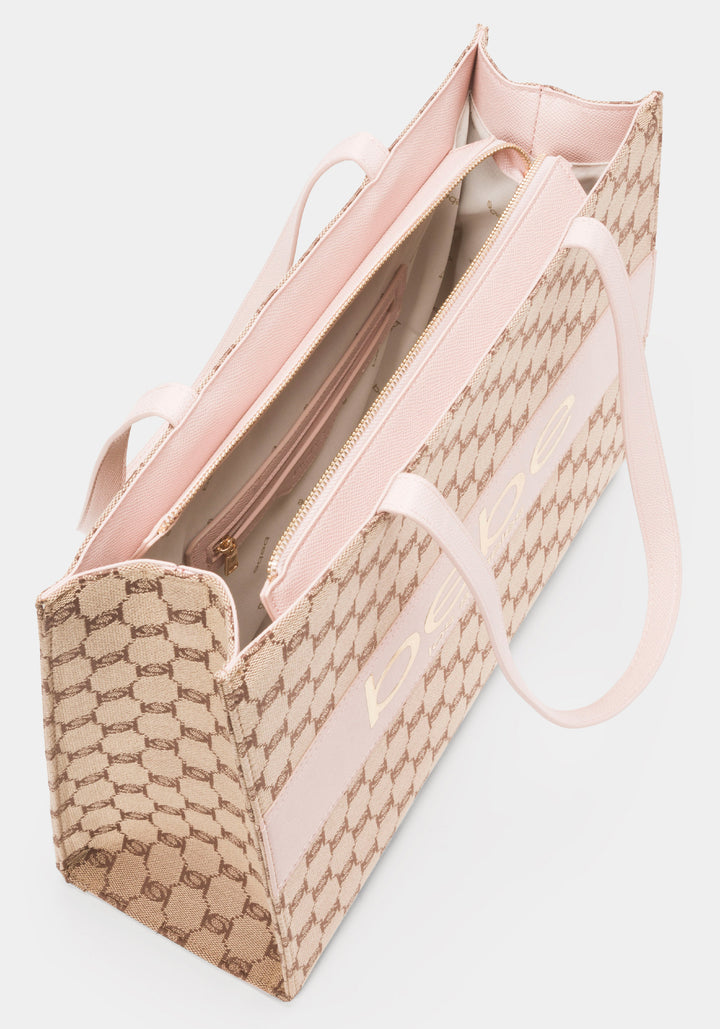Jacquard/Powder Pink