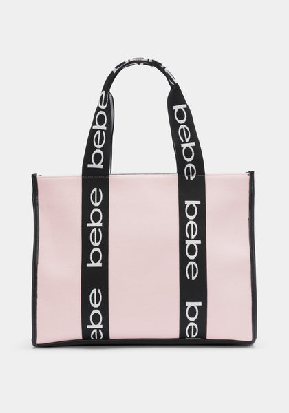 バッグ Bebe Hana Canvas Tote Bag in Black Bebe Hana Canvas Tote Bag In Black | ModeSens