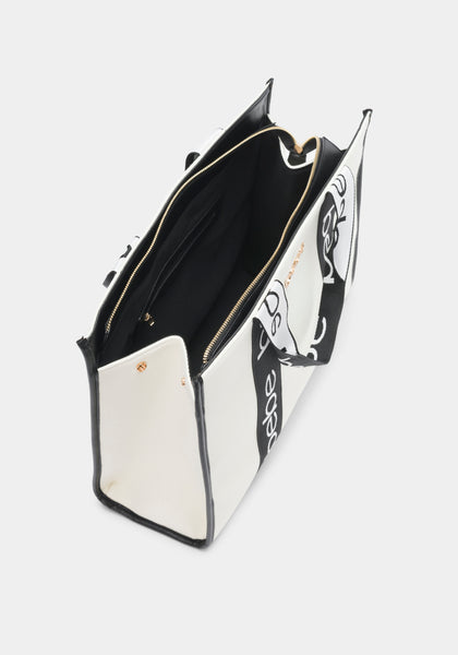 バッグ Bebe Hana Canvas Tote Bag in Black Hana Canvas Tote | bebe