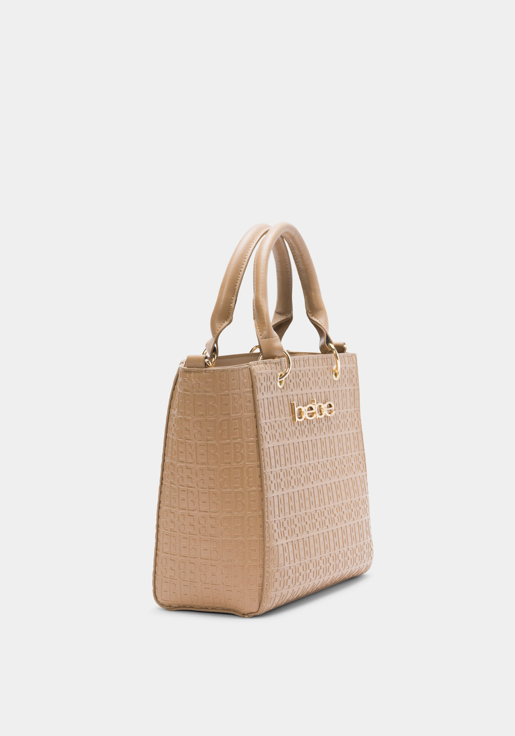 Celia Embossed Logo Satchel