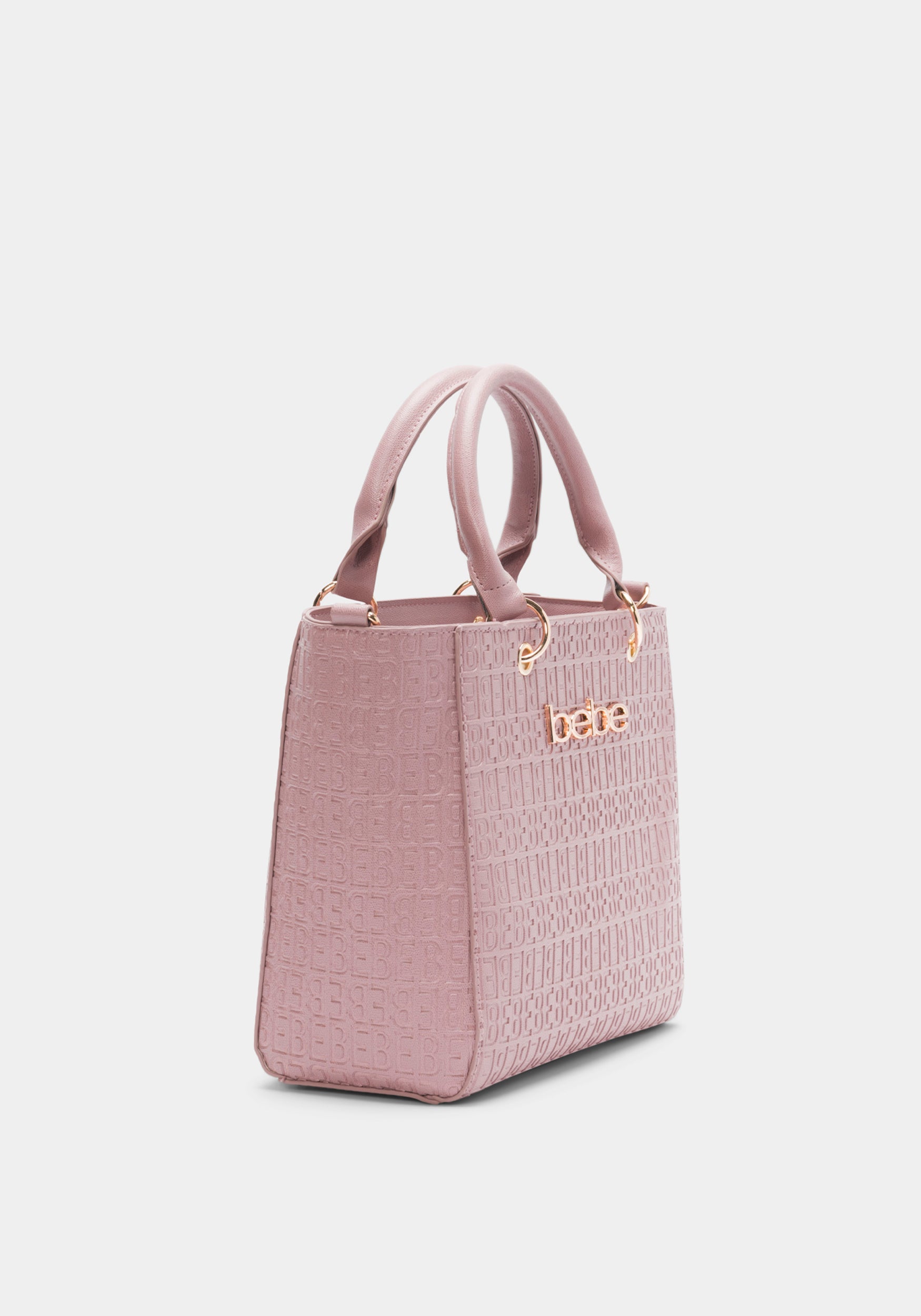 Celia Embossed Logo Satchel