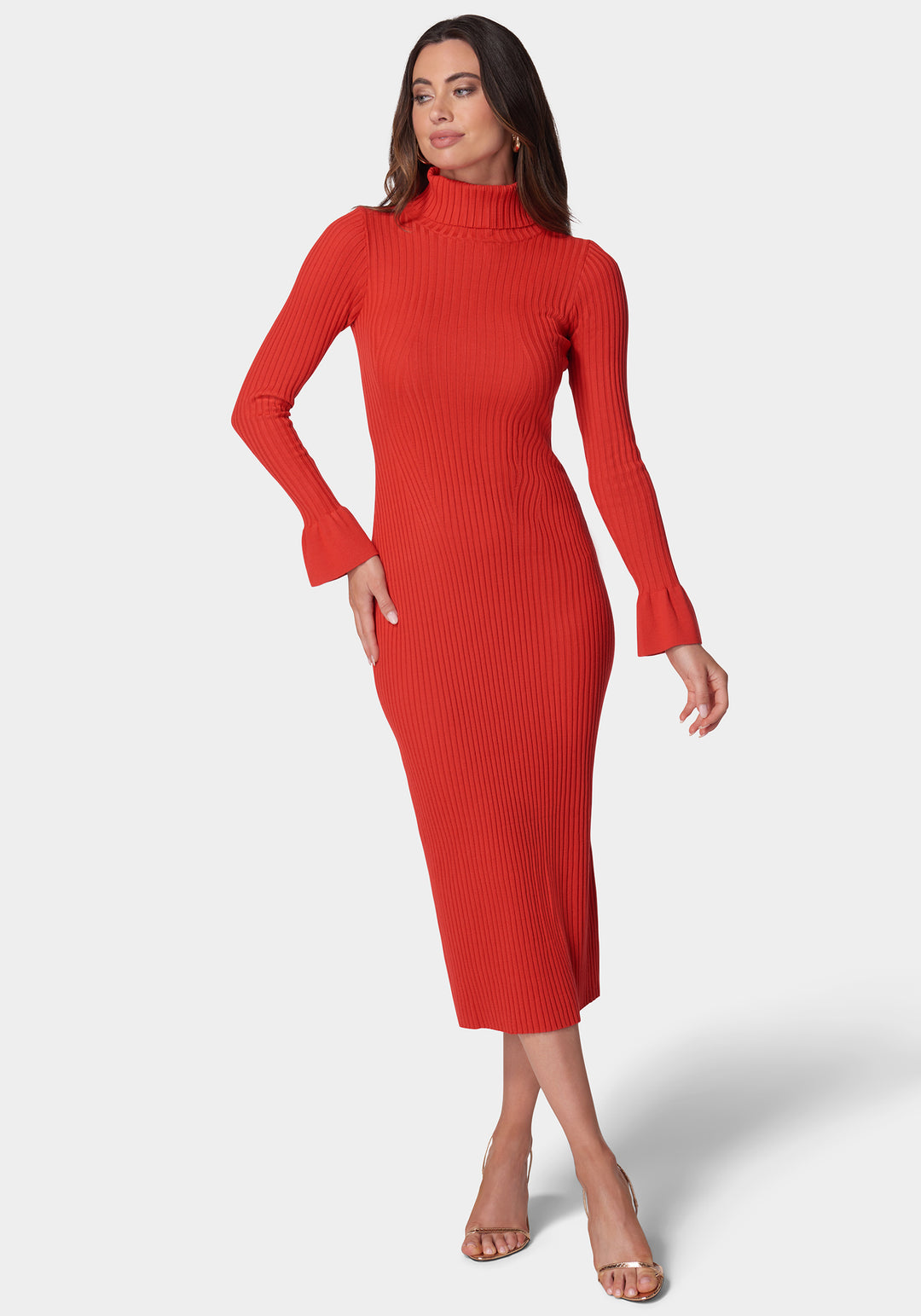 Bell Sleeve Sweater Dress Bell Sleeve Sweater Dress